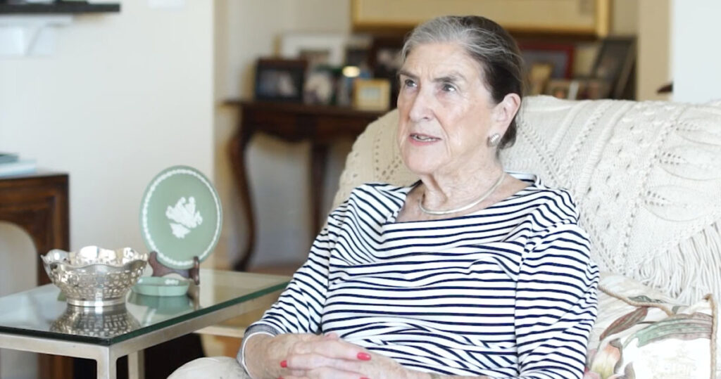 senior woman thinking pensively