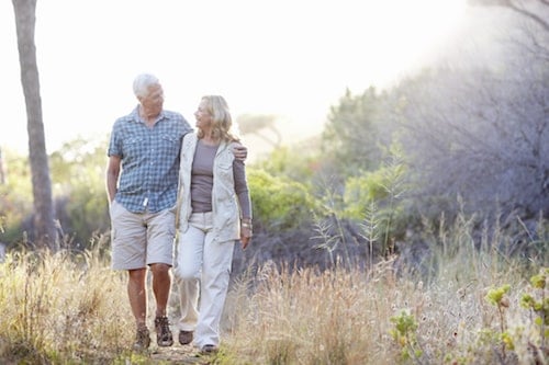 Seniors taking a hike during Active Aging Week